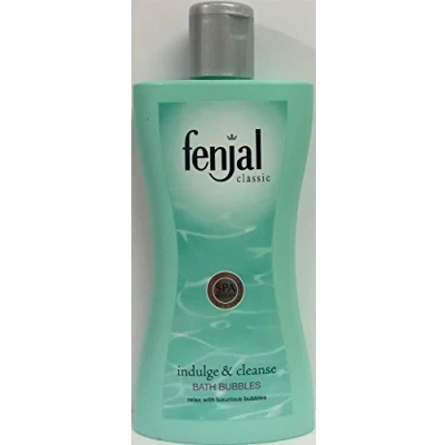 Image of THREE PACKS of Fenjal Classic Indulge &amp; Cleanse Bath Bubbles 200ml