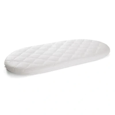 Image of Microfibre Hypoallergenic Quilted Baby Fully Breathable Value Oval Mattresses Will Fit Mamas &amp; Papas and Mothercare Moses Baskets (66 X 28 4 CM)