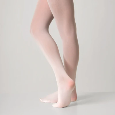 Image of Silky Footed Girls &amp; Ladies Dance Tights (White, Small)