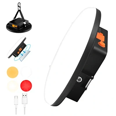 Image of 16500mAh LED Torch, 3000LM Flashlight, Infinitely Dimmable Lamp, 4 Light Modes Camping Light, Improved x N42 Strong Magnets with 1/4 Expandable Connector Lantern