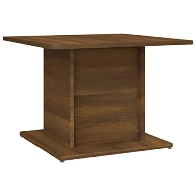 Image of vidaXL Coffee Table Home Living Room Office Furniture Modern Rectangular End Accent Sofa Couch Side Tea with Storage Shelf Brown Oak Chipboard