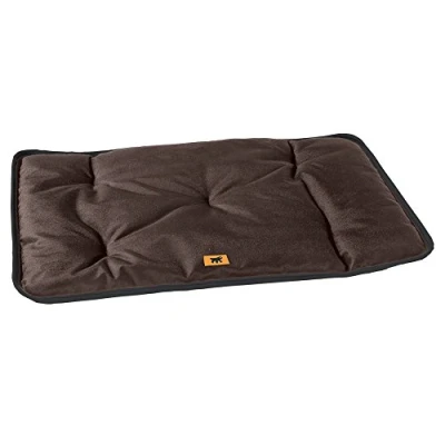 Image of Ferplast Dog Mat &amp; Cat Bed Small Washable Mattress Waterproof Scratchproof For Cars, Houses, Kennels and Baskets Soft Jolly 57 x 38 CM, S, BROWN
