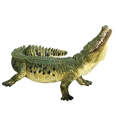 Image of MOJO Crocodile Moving Jaw Feature Hand Painted Toy Figure Prehistoric Life Collection True to &amp; Highly Detailed Designed in UK.