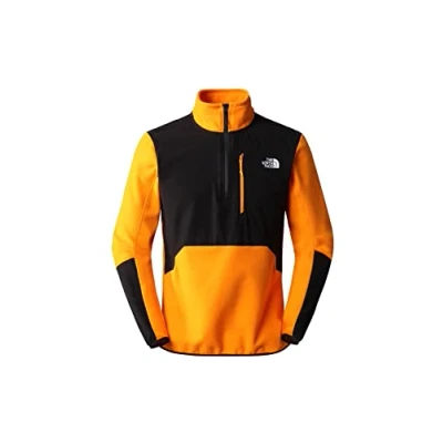Image of THE NORTH FACE Glacier Pro Sweater Cone Orange TNF Black XL