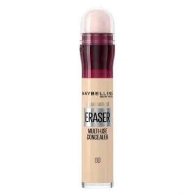 Image of Maybelline Instant Anti Age Eraser Eye Concealer, Dark Circles And Blemish Ultra Blendable Formula, 00 Ivory