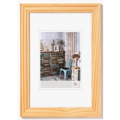 Image of walther Design Picture Frame Natural 18 x 24 cm Grado Wooden HI824H