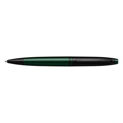 Image of Cross Calais Ballpoint Pen with Twist Mechanism Medium Line Width Black Gift Box Matte Green/Black