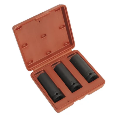Image of Sealey Impact Socket Set 3pc Deep 1/2&quot;Sq Drive