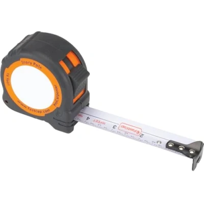 Image of FastCap ProCarpenter Standard Story Pole Measuring Tape Ideal for Professionals and Home Improvement with Lever Action Belt Clip Dual Locking System 16&#039; 98030