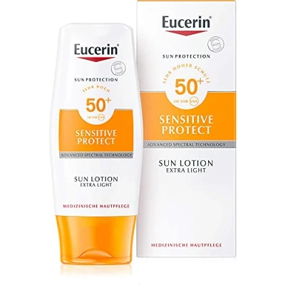Image of Eucerin Sensitive Protect Sun Lotion Extra Light LSF 50+, 150 ml