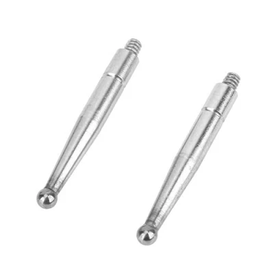 Image of 2pcs Meter Measuring Head Needle Dial Test Indicator Probe Lever Indicators Gauge Tool Accessory(Tungsten Steel Hands)