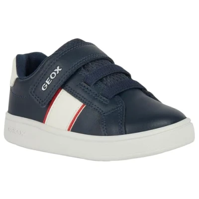 Image of Geox Baby B Eclyper Boy A Sneaker, Navy red, 6 UK Child