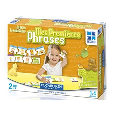 Image of Megableu 678005 educational game mes premieres phrases (my first sentences)