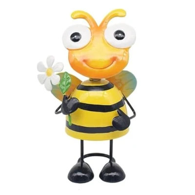 Image of L &amp; P Home Gifts Ornaments, Bee with Flower, One Size