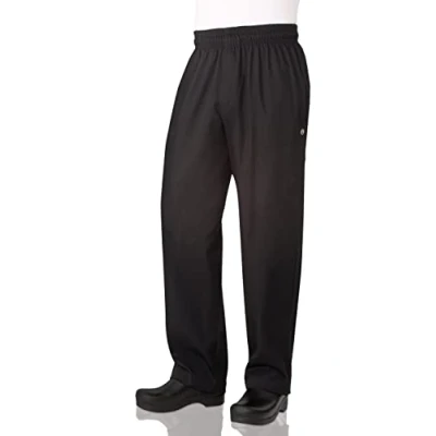 Image of Chef Works Men&#039;s NBBZBLKXL Chefs Pants, Black, X Large