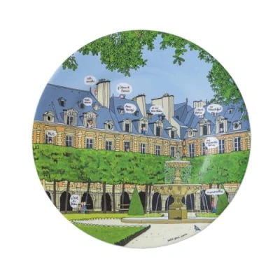 Image of Soledad Petit Jour Dinner Plate Place des Voges Diameter 20 cm Melamine