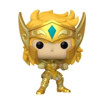 Image of Funko POP! Animation: Saint Seiya Gold Aquarius Cygnus Hyoga Collectable Vinyl Figure Gift Idea Official Merchandise Toys for Kids &amp; Adults Anime Fans Model Collectors