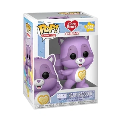 Image of Funko POP! Animation: Care Bear Cousins Bright Heart Raccoon Bears Collectable Vinyl Figure Gift Idea Official Merchandise Toys for Kids &amp; Adults TV Fans