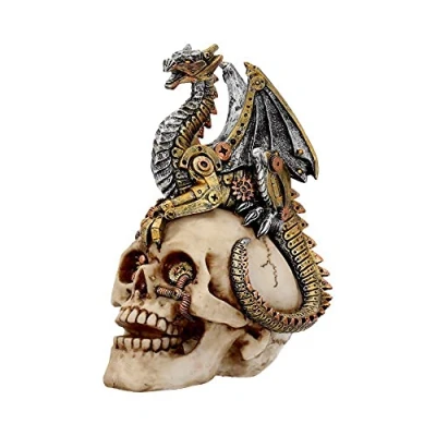 Image of Nemesis Now Dragon&#039;s Grasp Figurine 22.5cm White, Resin, One Size