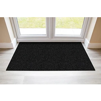Image of eXtreme Door Mats for Indoor 1m x Heavy Duty Entrance Matting Hallways, Kitchen, &amp; Office Non Slip, Dirt Trapper, and Super Absorbent Barrier Mat Front Back Anthracite