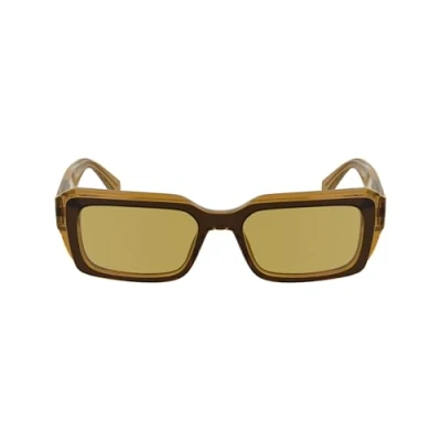 Image of Sunglasses Calvin klein Ckj24620s col. 210 Unisex Squadrata Marrone
