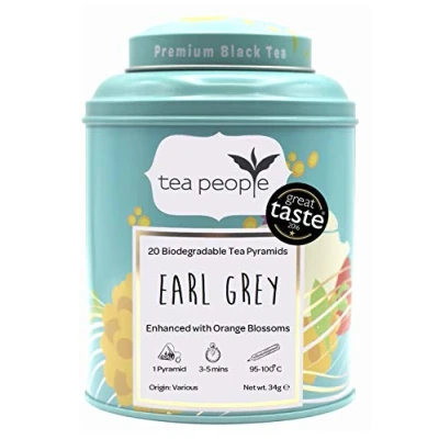 Image of Tea People Earl Grey Pyramids Caddy (Pack of 20)