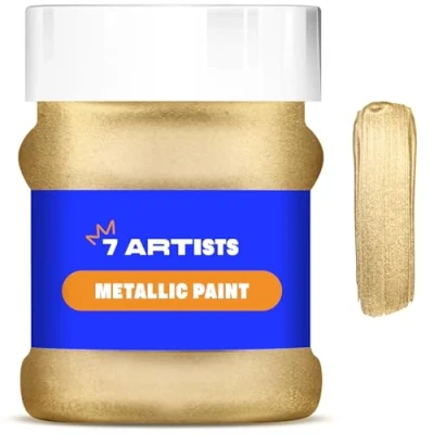 Image of 7 Artists Metallic Acrylic Paint 230 ml Antique Copper Paints Gold Golden Acrilic