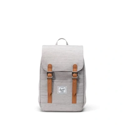 Image of Herschel Unisex&#039;s Retreat Mini Backpack, Light Grey Crosshatch, One Size