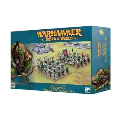 Image of Warhammer Games Workshop The Old World Orc and Goblin Tribes: Boyz &amp; Arrer Mobs