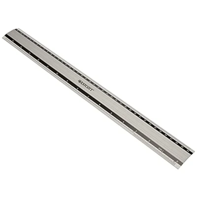 Image of Westcott E 10192 00 16&quot;/40cm Aluminum Ruler, White