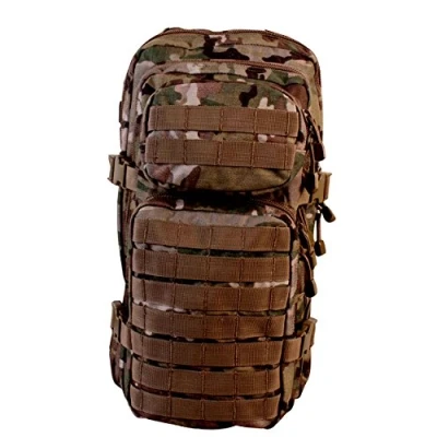 Image of Army Military Tactical Combat Rucksack Backpack Bergen Molle Pack Bag BTP All Terrain Camo 28L