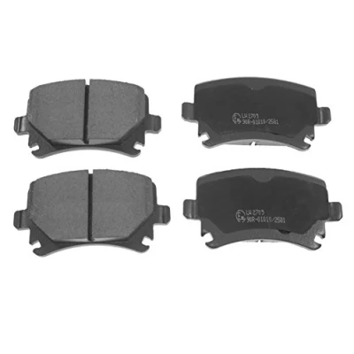 Image of 1K0698451, 1K0698451B, 1K0698451D, 1K0698451E, 1K0698451F Brake pad set BLUE PRINT ADV184205 Rear Axle prepared for wear indicator with screw