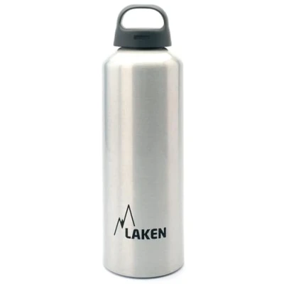 Image of Laken Unisex Adult Classic Aluminium Silver 1 Litre, BPA Water Bottle, PBA