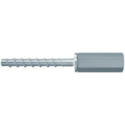 Image of Unbekannt FBS II 6x55 M8/M10, Powerful Concrete Screw (Pack of 100), with Internal Thread for Fixing in Plumbing, Heating &amp; Air Conditioning, Grey, 6 x 55