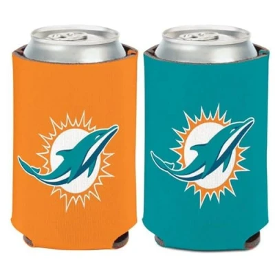 Image of WinCraft Miami Dolphins Logo Can Cooler 12 oz.