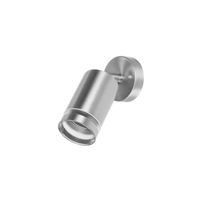 Image of Integral Outdoor Stainless Steel Adjustable GU10 Wall Spotlight Light