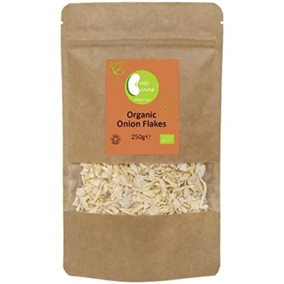 Image of Organic Onion Flakes Certified by Busy Beans (250g)