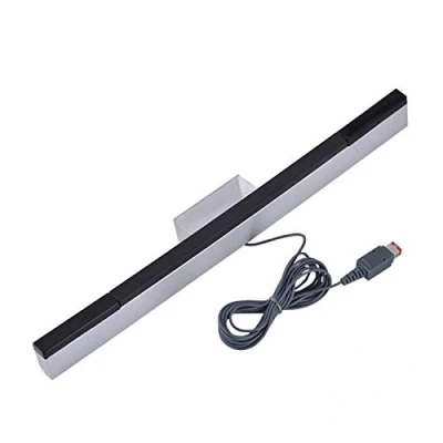 Image of Wired Infrared Sensor Bar, IR Signal Ray Bar/Receiver for Nintendo Wii, Plug and Play