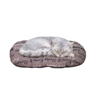 Image of Ferplast Dog Cushion Relax, for small dogs, Cat Cushion, Mat kennels and cars Washable in Cotton with Soft Padding, 43 x 30 cm. Brown