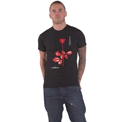Image of Depeche Mode Violator Band Logo T Shirt Official Unisex Black Size XL