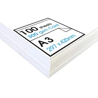 Image of Artway Studio A3 ‘High’ White Card Ideal for Presentation, Display, Mounting and Stock 300gsm (100 Sheets)