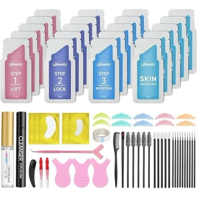 Image of Libeauty Lash Lift Kit, Brow Lamination Perm Eyelash Sachet Disposable, Quick Lifting, Curling Perming Updated Version