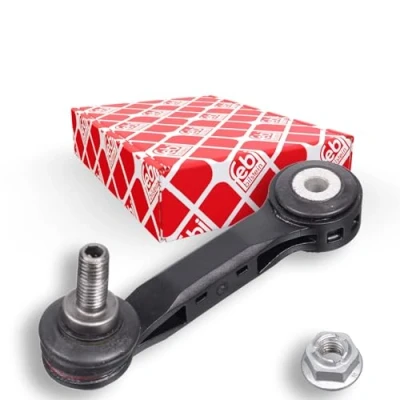 Image of 33506862865 Anti roll bar link FEBI BILSTEIN 103634 Rear Axle Left, Right 104mm M10 x 1,5 with lock nuts Plastic BMW: X1, 2 Gran Tourer