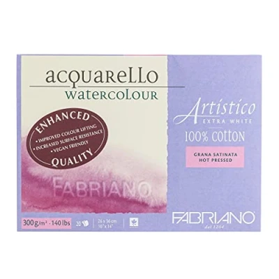 Image of Honsell Watercolor Block, Paper, Extra White, 10 x 14