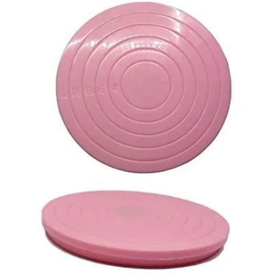 Image of Cookie Decorating Turn Table 5.5 Inch Mini Spinning Cake Stand 360 Degree Revolving Swivel