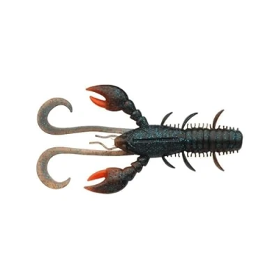 Image of Berkley Hollow Craw 7cm Dark Cray UV (8 pieces) Shad