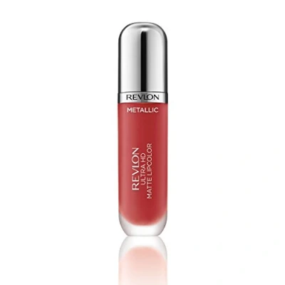 Image of Revlon ultra hd matte metallic lipcolor 700 flare
