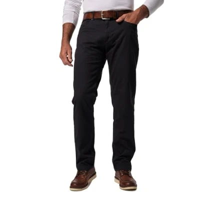 Image of JP 1880 Men&#039;s Big &amp; Tall 5 Pocket Colored Stretch Jeans Dark Navy 64 717157 76