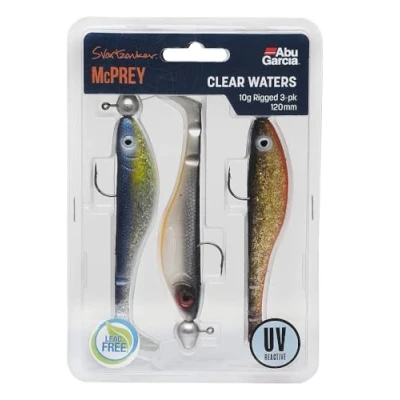 Image of Abu Garcia Svartzonker McPrey Prerigged, Fishing Hook, Soft Lures, Predator Fishing, Pike, Unisex, Assorted, 22g 120mm