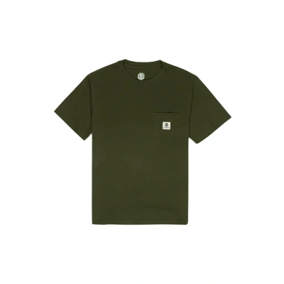 Image of Element Basic Pocket T Shirt Men XS Brown.